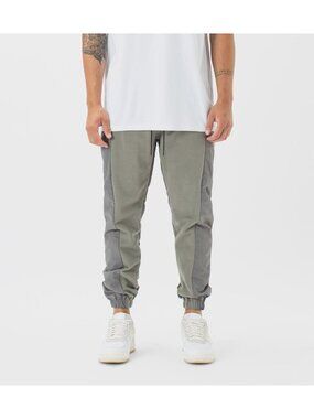 NEW Zanerobe Jumpa Track Jogger Pants Dark Moss Green Mens Size 32